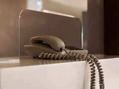 Free local call up to 1 hour by in-room phone